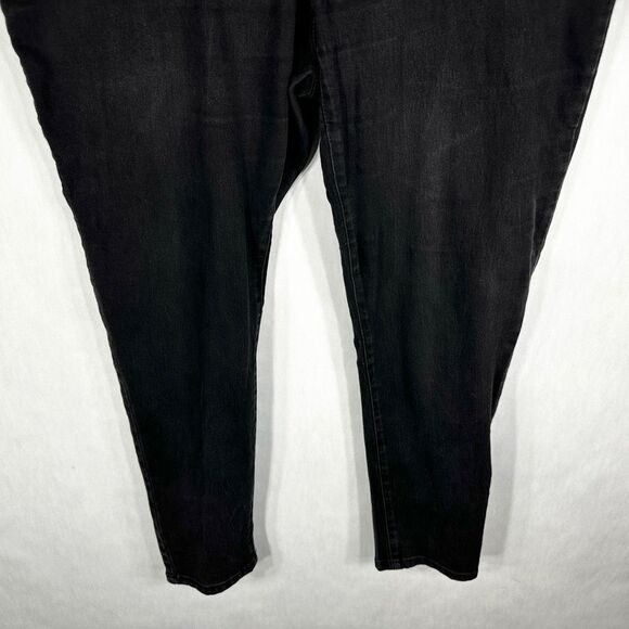 Talbots Plus Size 16W Jeans Black High Rise Skinny Simply Flattering Pocket 1171 - Picture 5 of 7